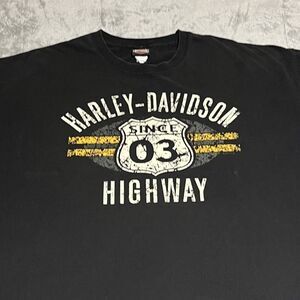 Harley Davidson Shirt Twister City Wichita Kansas‎ Men’s 3XL HD Highway Since 03